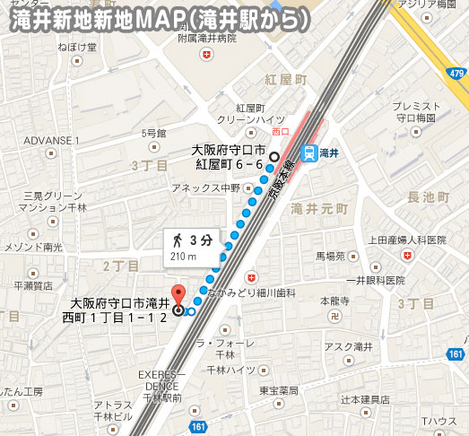 『滝井新地』マップ