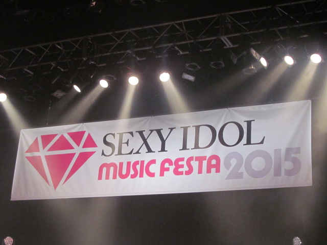 『SEXY IDOL MUSIC FESTA 2015』垂れ幕